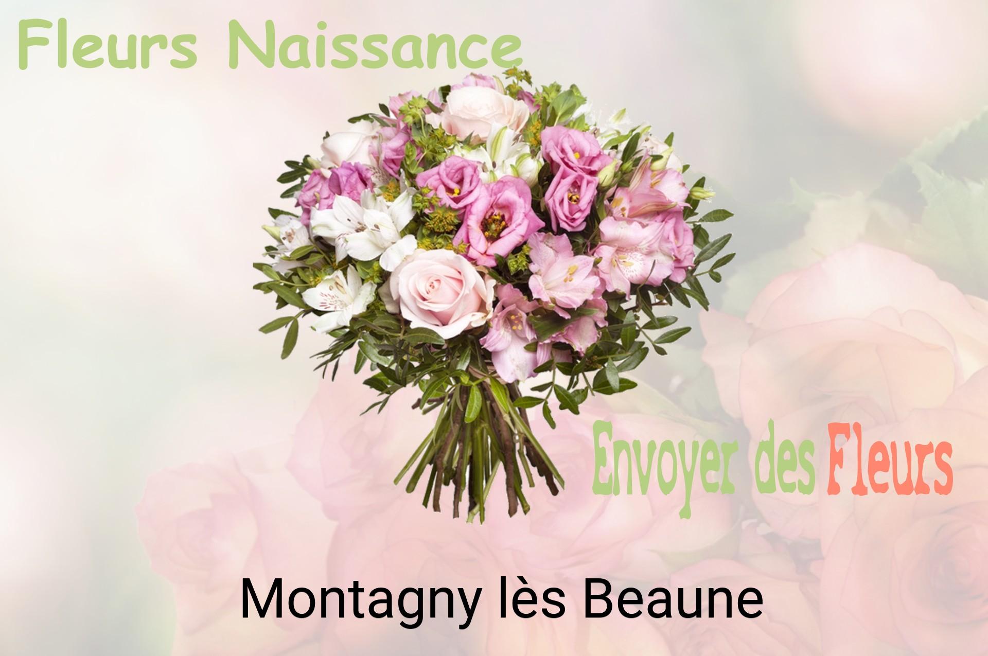 Bouquet de fleurs de naissance livré à Montagny-lès-Beaune